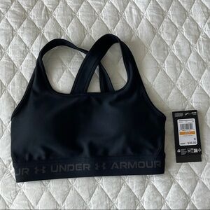 Under Armour Black Sports Bra Smooth Fabric
